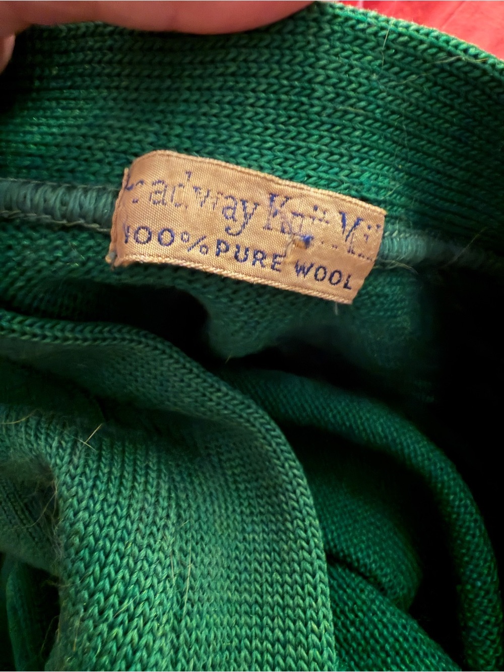 Vintage Wool Letterman-Style Sweater - Picture 10 of 10